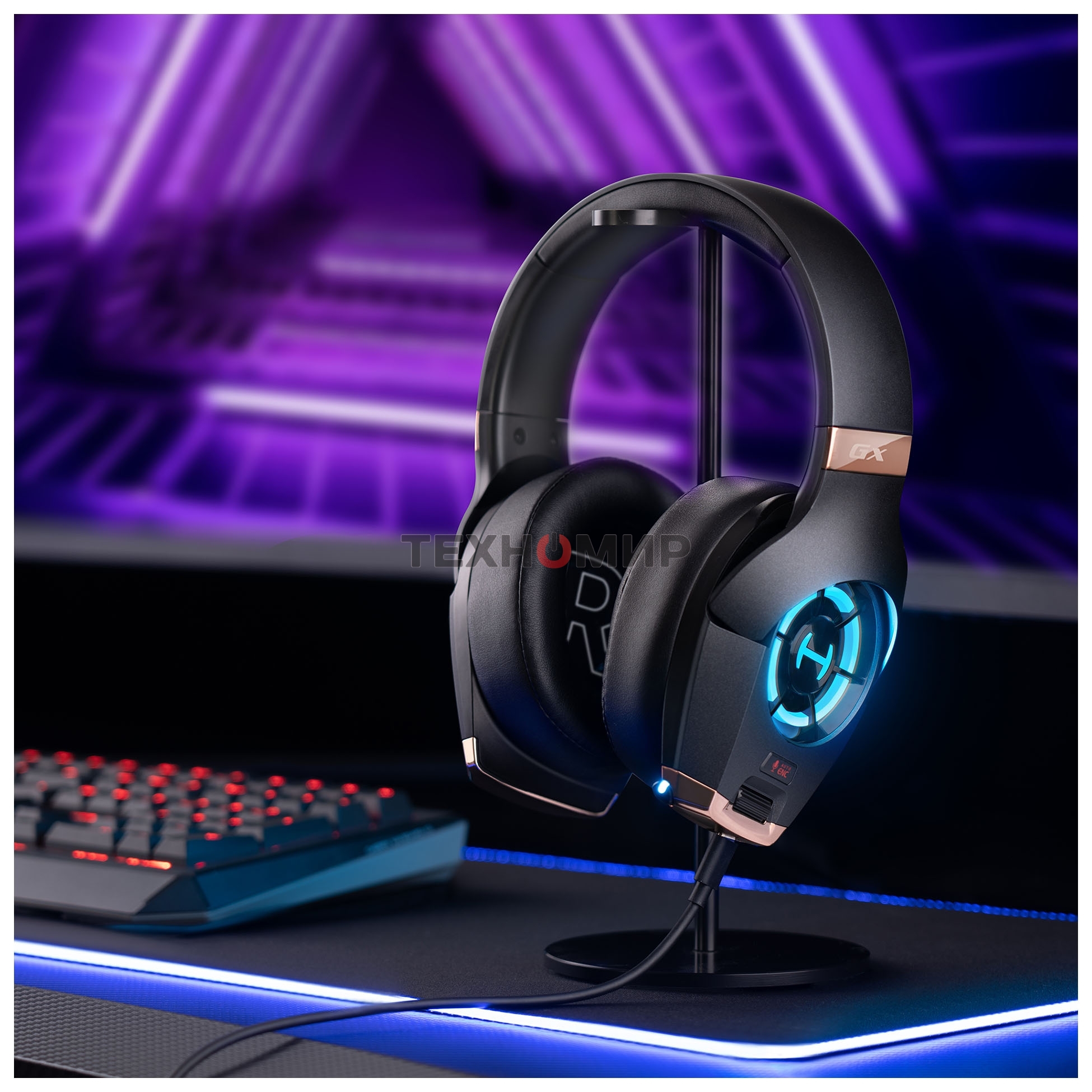 Наушники с микрофоном Edifier GX черный 2м мониторные