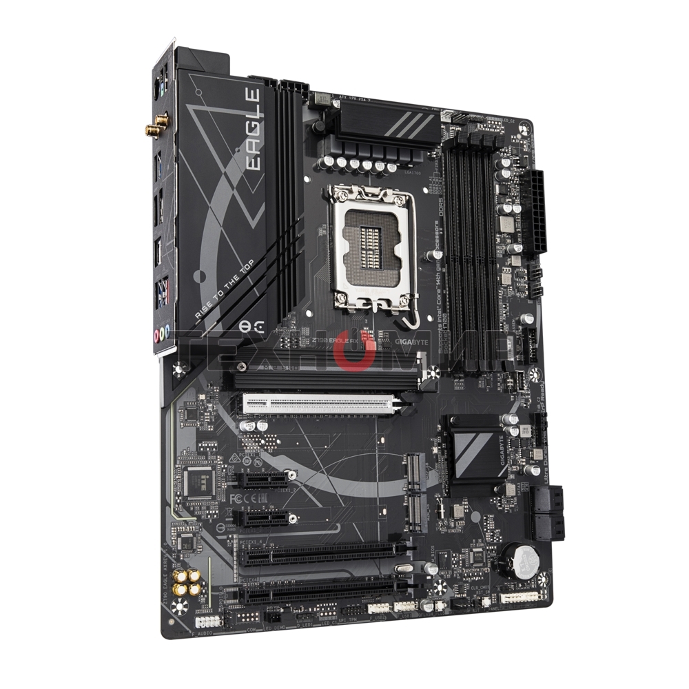 Материнская плата Gigabyte Z790 EAGLE AX, LGA 1700, Intel Z790, 4xDDR5, 4xSATA, 3xM.2, 1xPCIe 3.0 x1, 1xPCIe 4.0 x4, 1xPCIe 5.0 x16, 1xHDMI, 1xDP, 1x 2.5Gb LAN, 2xUSB-A 2.0, 4xUSB-A 3.2 Gen 1, 1xUSB 3.2 Gen 2, 7.1, ATX