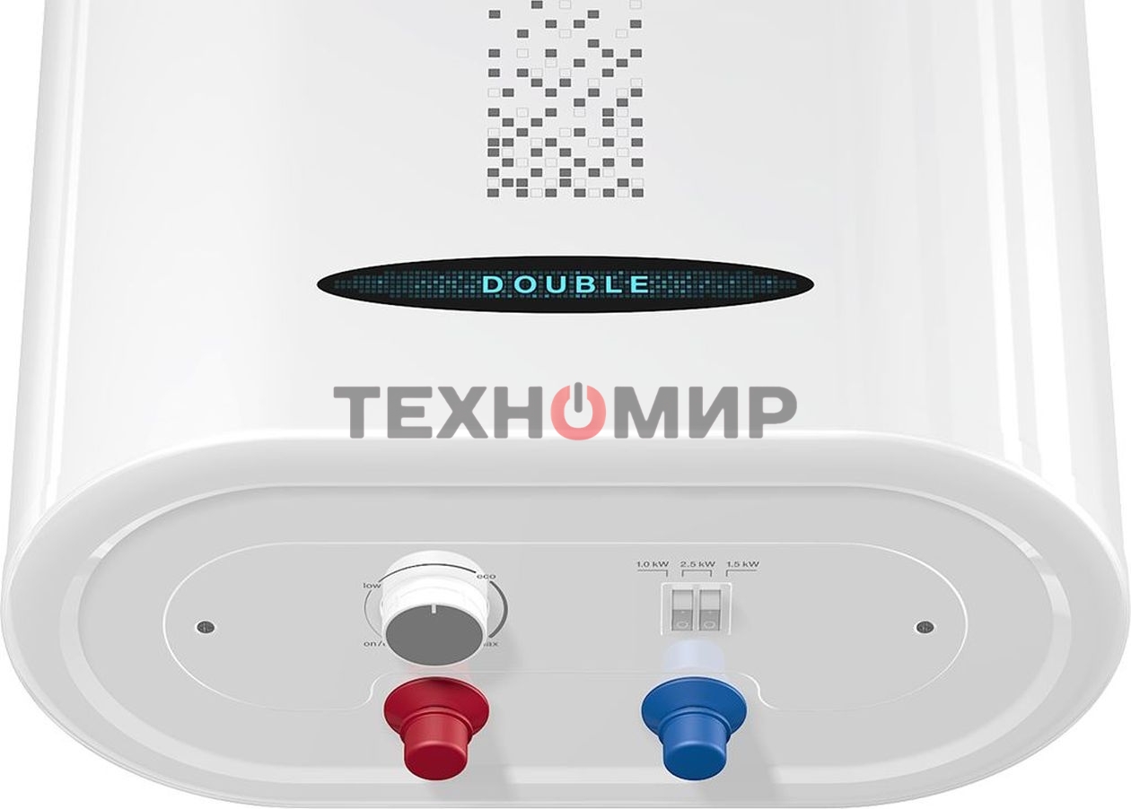 Водонагреватель Thermex Double 50 2.5кВт 50л электрический настенный, белый