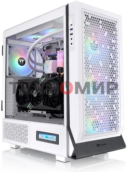 Компьютерный корпус Thermaltake Ceres 500 TG ARGb белый без БП ATX 4x140мм 2xUSB3.0 1xUSB3.1 audio bott PSU