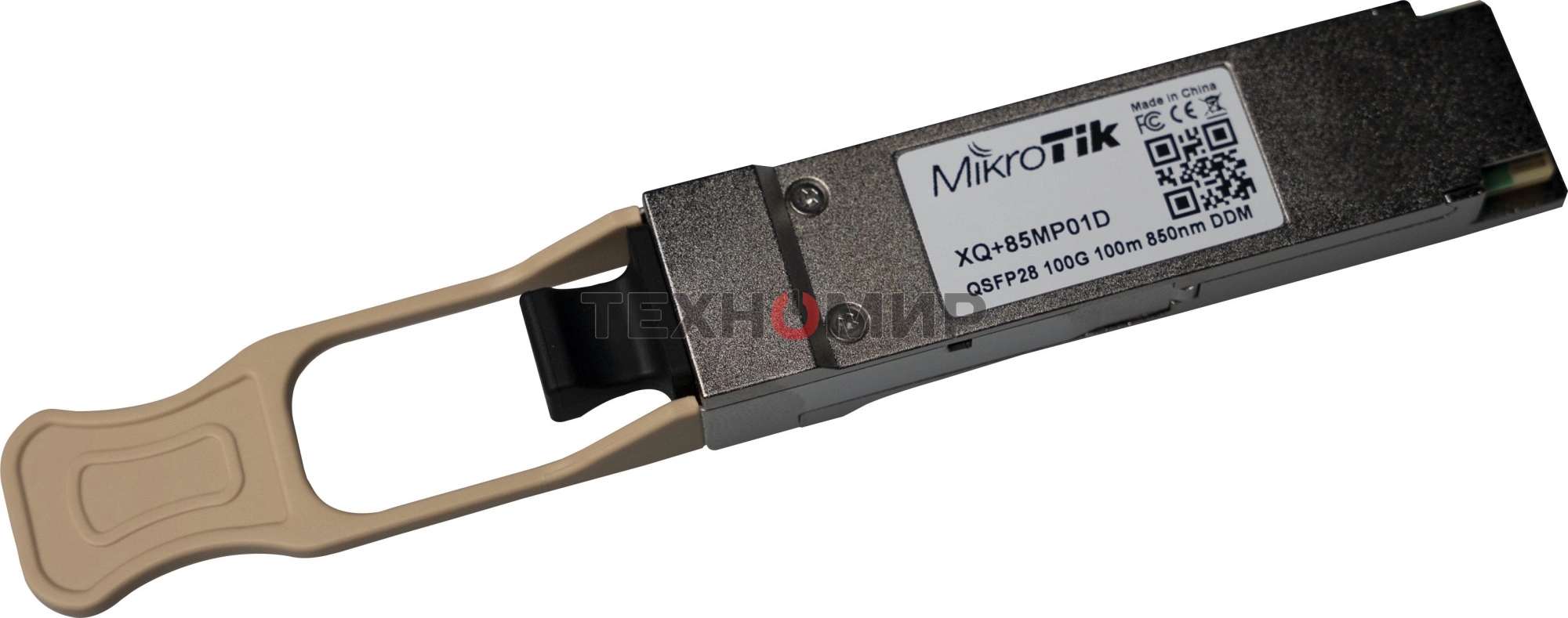 Трансивер QSFP28, Multi Mode, MPO, 850 нм, до 100 м