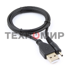Кабель Gembird/Cablexpert AM/DC 2,5мм 5V 2A (для планшетов Android), 0.7м, экран, черный, пакет