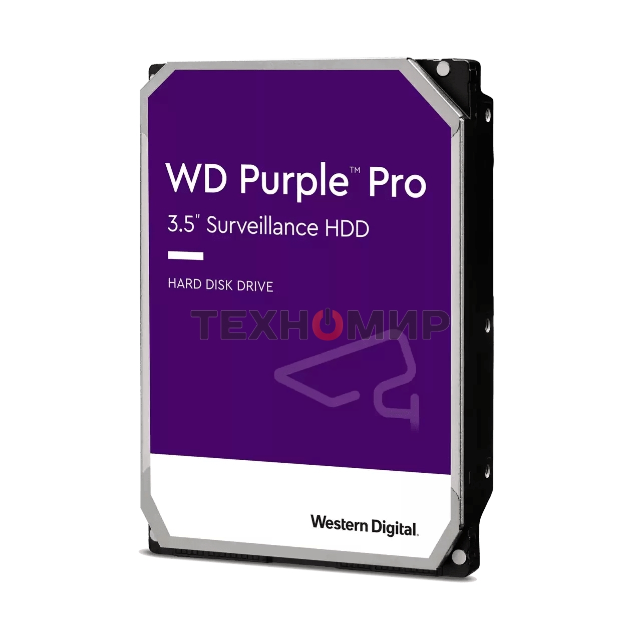 Жесткий диск WD Original SATA-III 10Tb WD101PURP Video Purple Pro (7200rpm) 256Mb 3.5