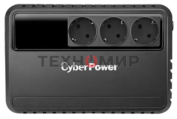Источник бесперебойного питания CyberPower BU725E 725VA/390W (3 EURO) 