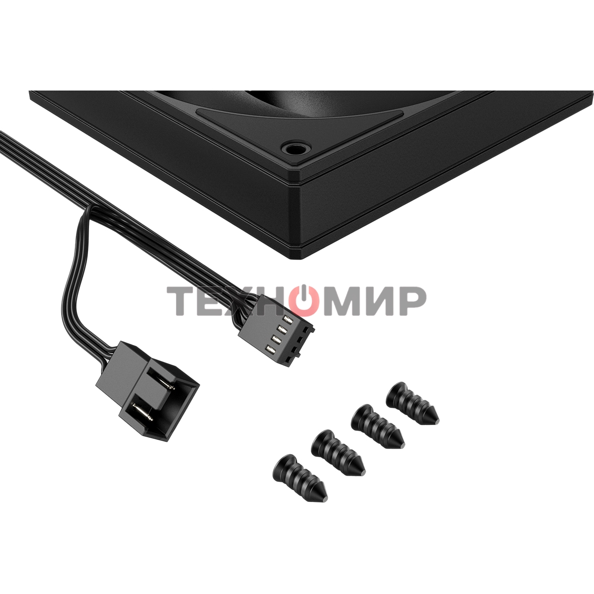 Вентилятор для корпуса ID-Cooling AS-120-K черный, 120 мм, 2000 об/мин, 27.2 дБ, 4 pin