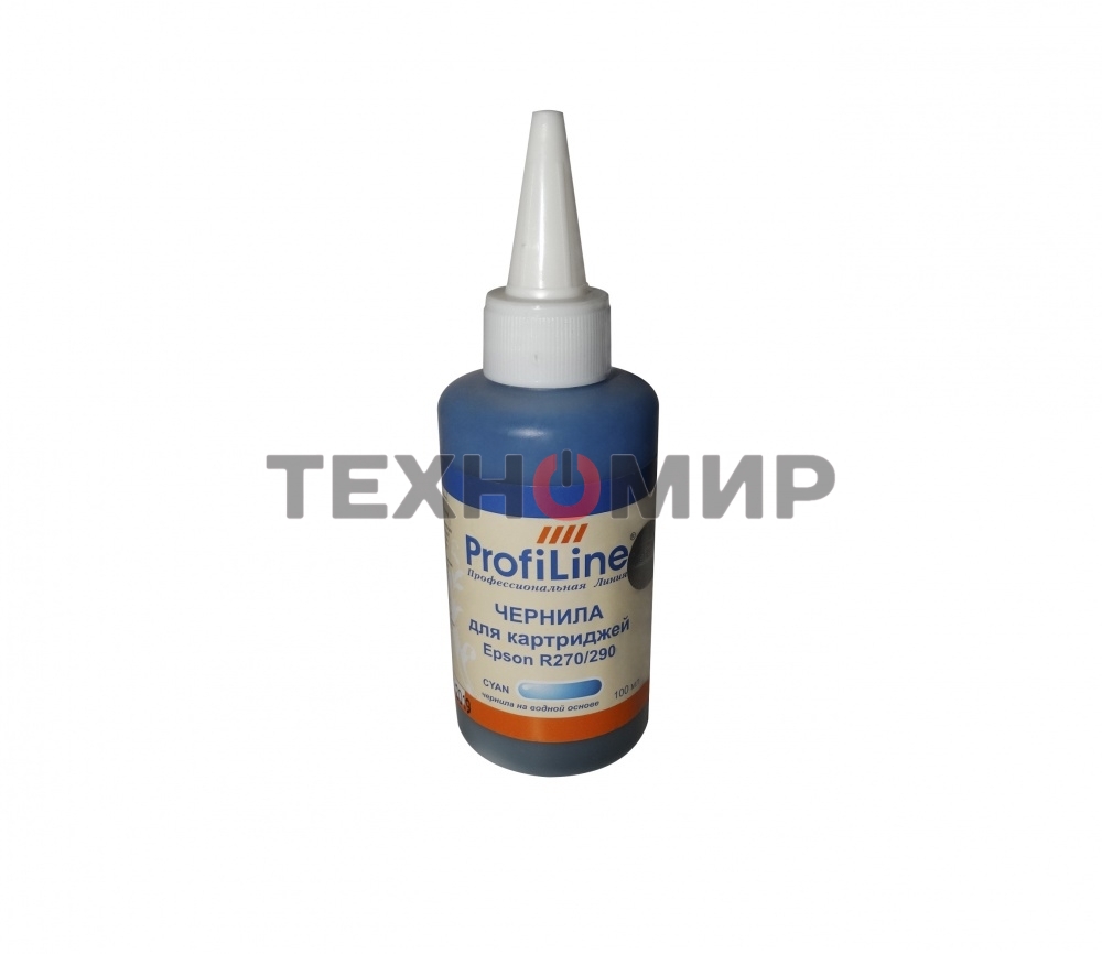 Чернила ProfiLine для принтеров Epson Stylus R270/R290/R390/T50/P50 Cyan 100 мл водн