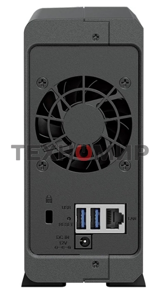 СХД SYNOLOGY настольное исполнение 1BAY NO HDD DS124