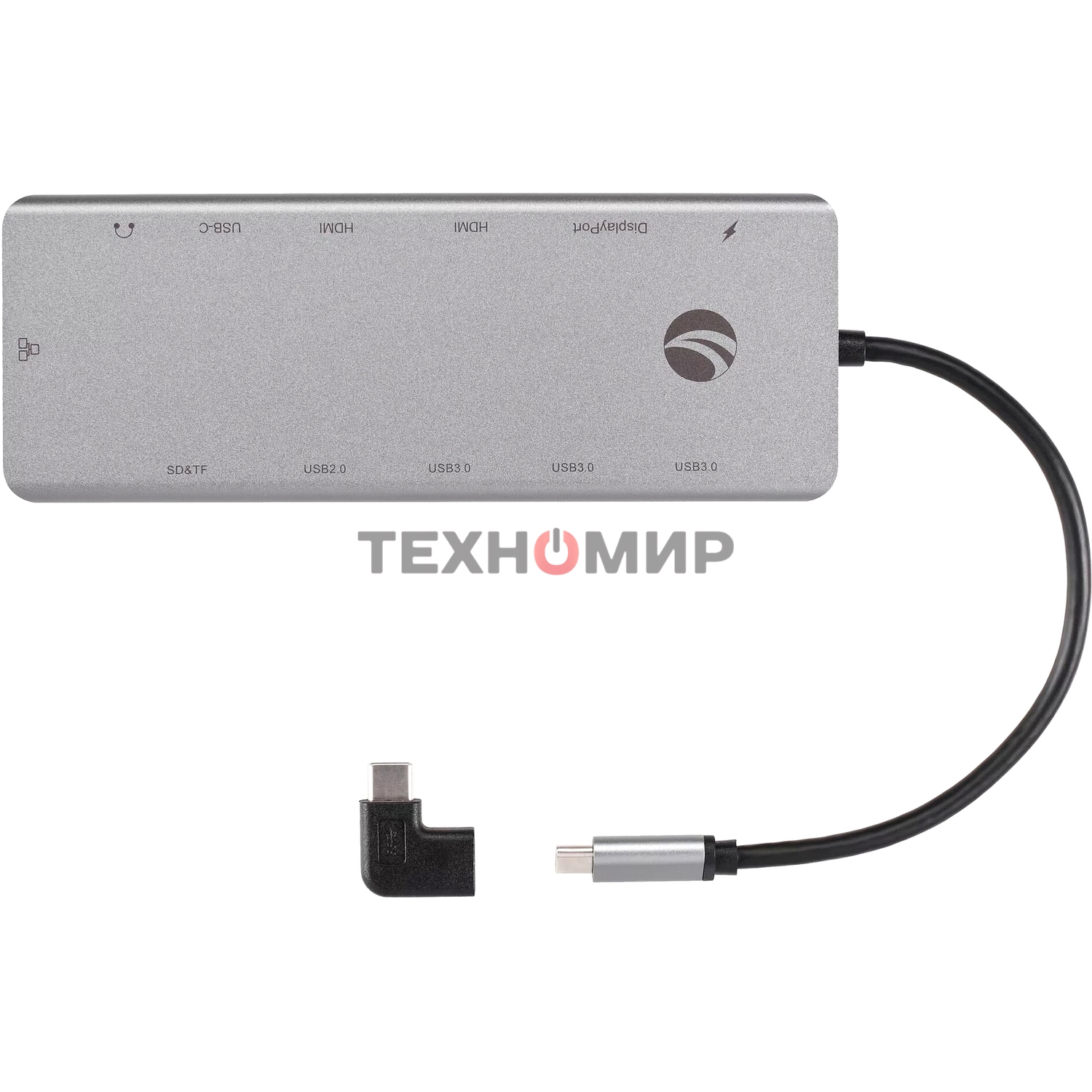 USB-концентратор TypeC -->(2HDMI+DP)4K*60Hz+3USB3.0+TC+USB2.0+RJ45+SD+TF+PD+audio+TCадаптер