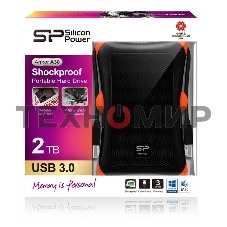 Внешний HDD Silicon Power USB 3.0 2Tb A30 SP020TBPHDA30S3K Armor 2.5