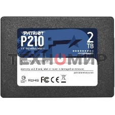 Накопитель SSD Patriot P210, 2Tb, SATA III, 2.5