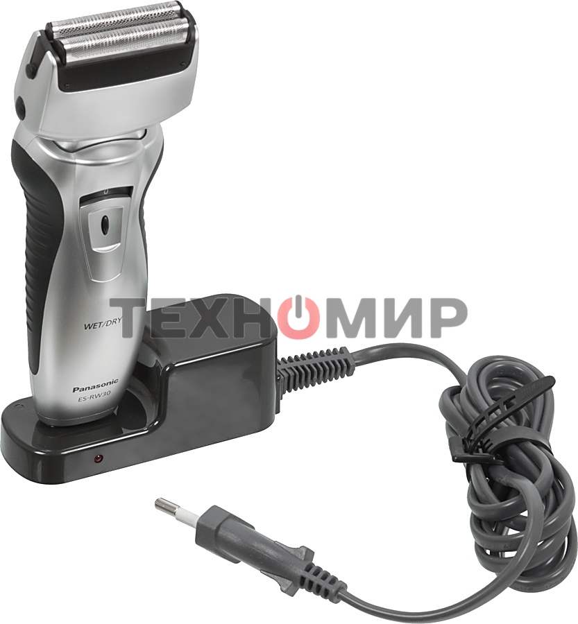 Электробритва сетчатая Panasonic ES-RW30S реж.эл.:2 питан.:аккум. серебристый