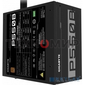 Блок питания Gigabyte GP-P550B, 550Вт, 80 PLUS Bronze, 120мм, черный