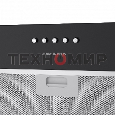 Вытяжка встраиваемая Maunfeld Crosby Singl 60 черный, 60 см, 850 куб. м/ч, 48 дБ