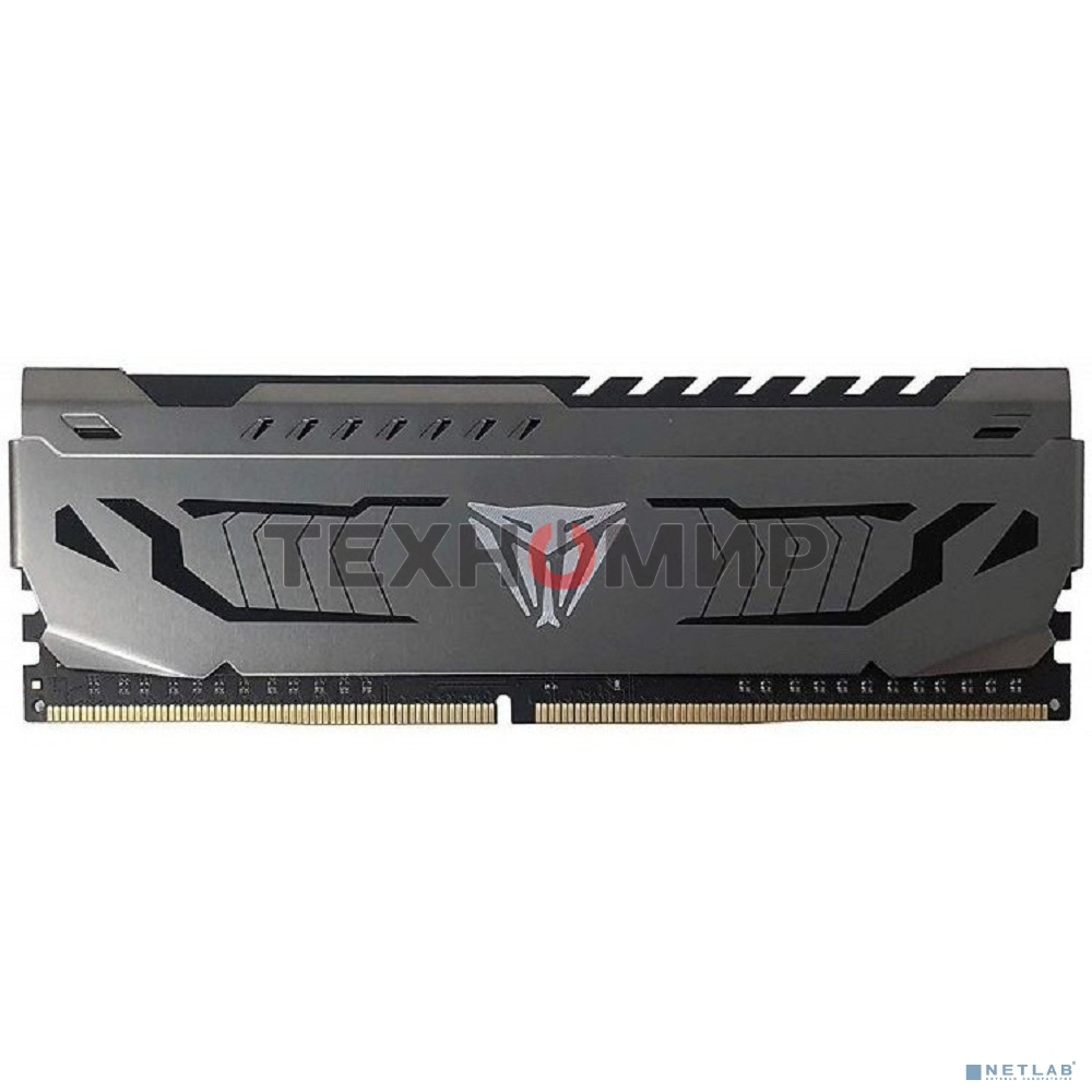 Оперативная память Patriot Viper Steel, DDR4, 16GB (1x16 GB), 3200 MHz, CL16, DIMM, радиатор, черный