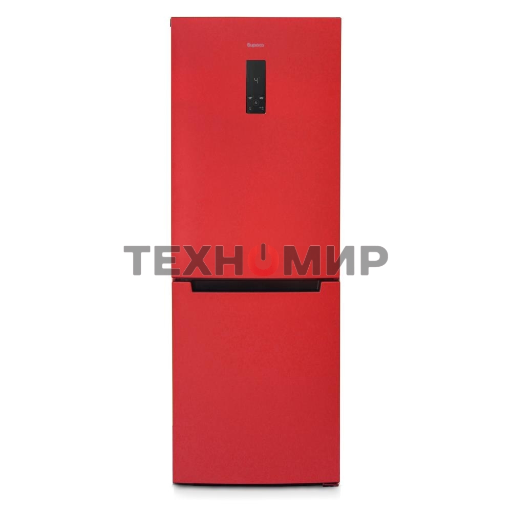 Холодильник Бирюса B-H920NF красный двухкамерный 210/100 л морозилка снизу, No Frost