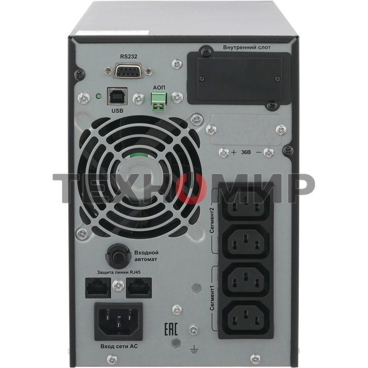 Источник бесперебойного питания двойного преобразования Связь инжиниринг, 1000ВА/1000Вт, напольный, 4xC13, SNMP слот, 2 года гарантия, (АПСМ.435241.020-01)