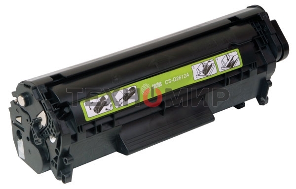 Картридж лазерный Cactus CS-Q2612AS (тип Q2612AS) черный (2000 стр.) для HP 1010/1012/1015/1018/1020/1020Plus/1022/3015/3020
