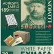 Самоклеящаяся бумага Lomond универсальная для этикеток, A4, 189 делен. (25.4 х 10 мм), 70 г/м2, 50 листов