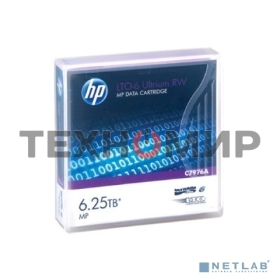 Картридж Hewlett-Packard LTO-6 Ultrium 6.25Tb (C7976A)