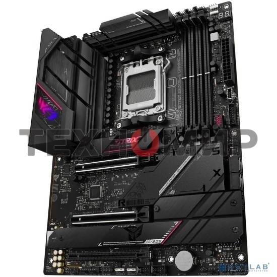 Материнская плата ASUS ROG STRIX B650E-E GAMING WIFI, AM5, AMD B650, 4xDDR5, 4xSATA, 4xM.2, 1xPCI-E 4.0 x4, 1xPCI-E 5.0 x8, 1xPCI-E 5.0 x16, 1xDP, 1xHDMI, 1x 2.5Gb LAN, 4xUSB-A 3.2 Gen 2, 6xUSB-A 3.2 Gen 2, 1xUSB-C 3.2 Gen 2, 1xUSB-C 3.2 Gen 2x2, 5x3.5 мм