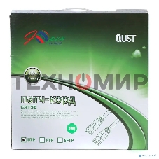 Патч-корд литой Aopen/Qust UTP cat.5е 30м серый