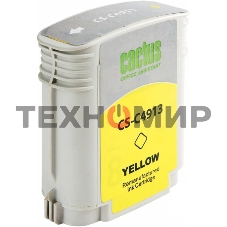 Картридж струйный Cactus CS-C4913 №82 желтый (72 мл) для HP Design Jet 500/800C