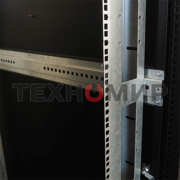 Шкаф серверный напольный ЦМО 48U (800 1000) двойные перфорированные двери 2 шт.