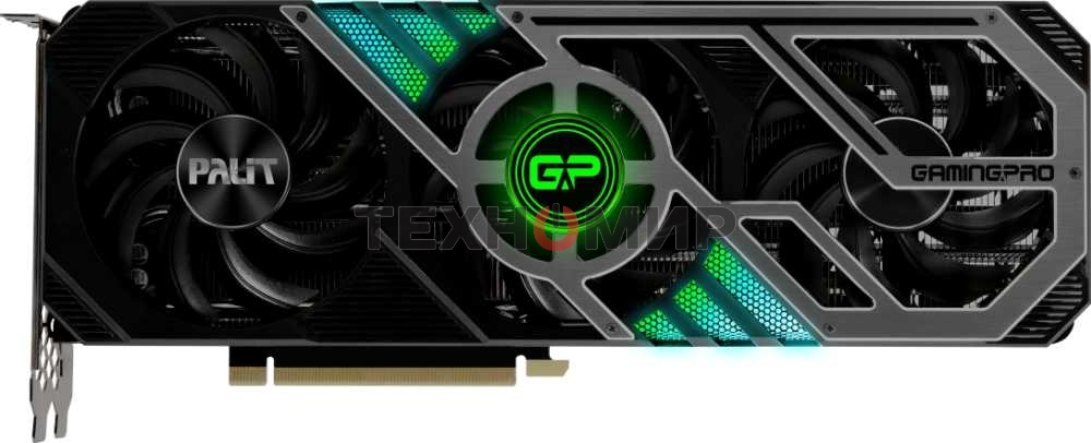 Видеокарта Palit PA-RTX3070 GAMINGPRO 8G LHR NVIDIA GeForce RTX 3070 8192Mb 256 GDDR6 1500/14000/HDMIx1/DPx3/HDCP Ret