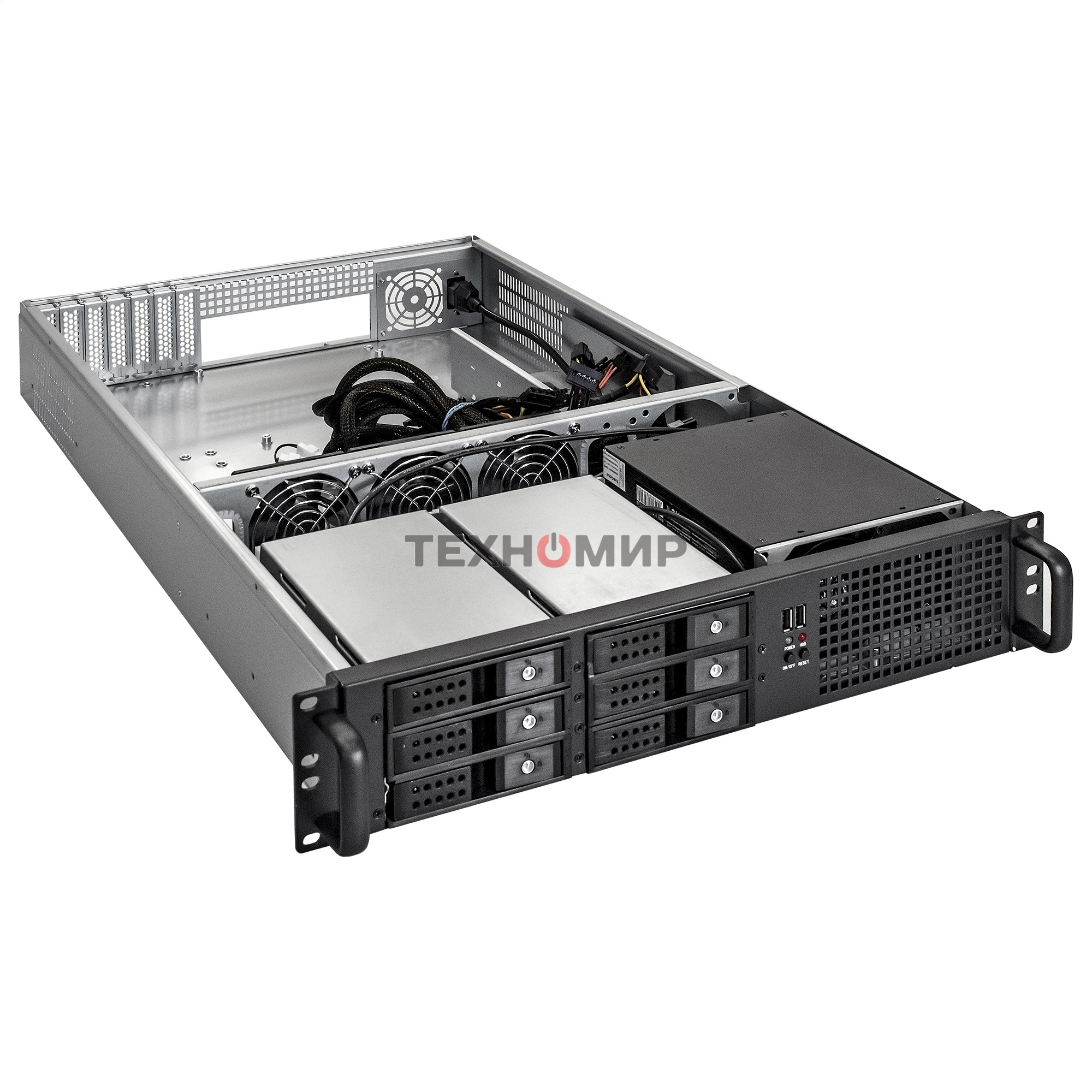 Серверный корпус ExeGate Pro 2U660-HS06 (RM 19