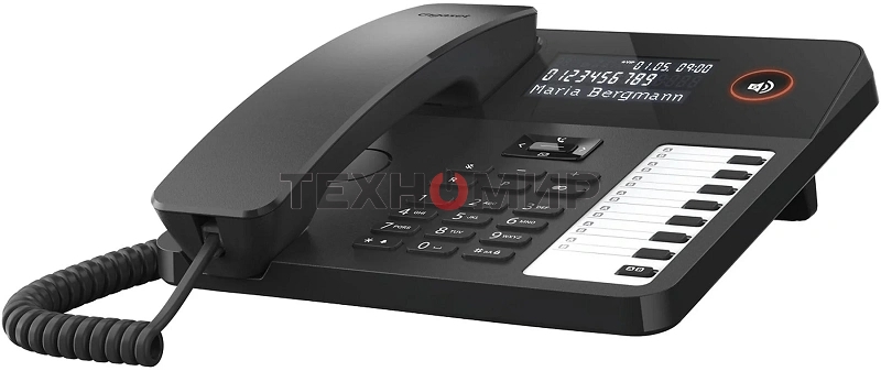 Телефон проводной Gigaset DESK600 черный