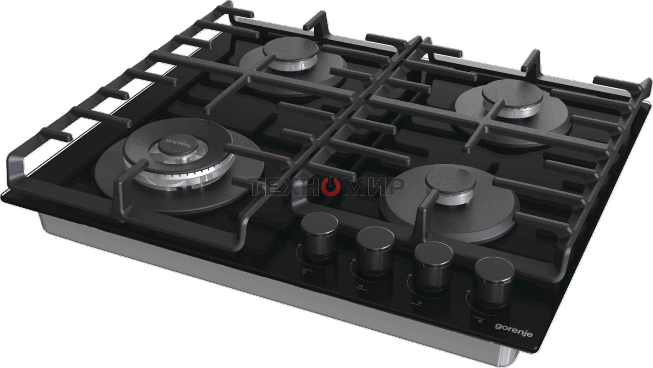 Газовая варочная панель Gorenje GTW642SYB черный