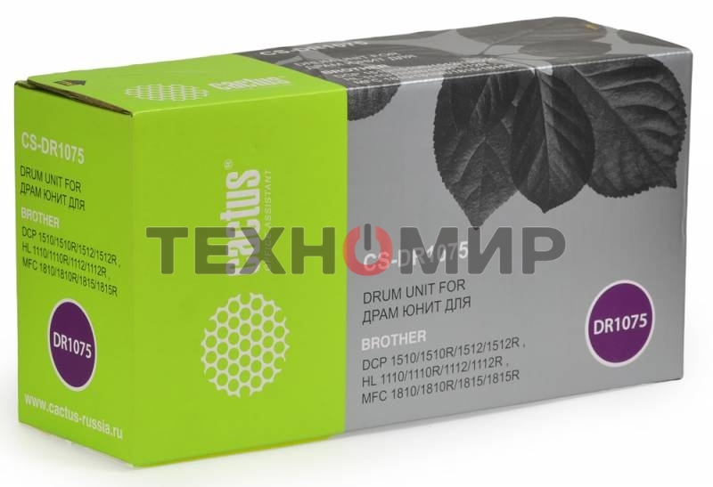 Фотобарабан Cactus CS-DR1075 для Brother HL-1110/1112/1510/1512/1810/1815