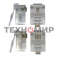 Коннектор RJ12 LANMASTER д/кабеля 6-ти контактный, 100 шт.