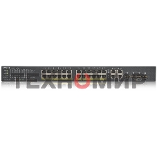 Коммутатор Zyxel NebulaFlex GS192024HPV2-EU0101F 24G 24PoE+ 375W управляемый