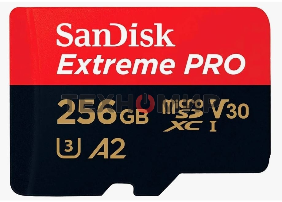 Флеш карта Sandisk Extreme Pro microSDXC 256Gb + SD Adapter + Rescue Pro Deluxe 200Mb/s