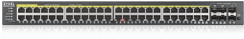 Коммутатор гибридный L2 PoE+ Zyxel NebulaFlex Pro GS2220-50HP, rack 19