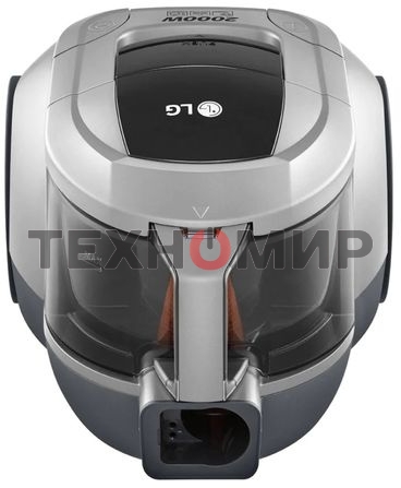 Пылесос LG VC5420NNTS серебристый/черный, 380/2000 Вт, уборка сухая, пылесборник контейнер 1.3 л