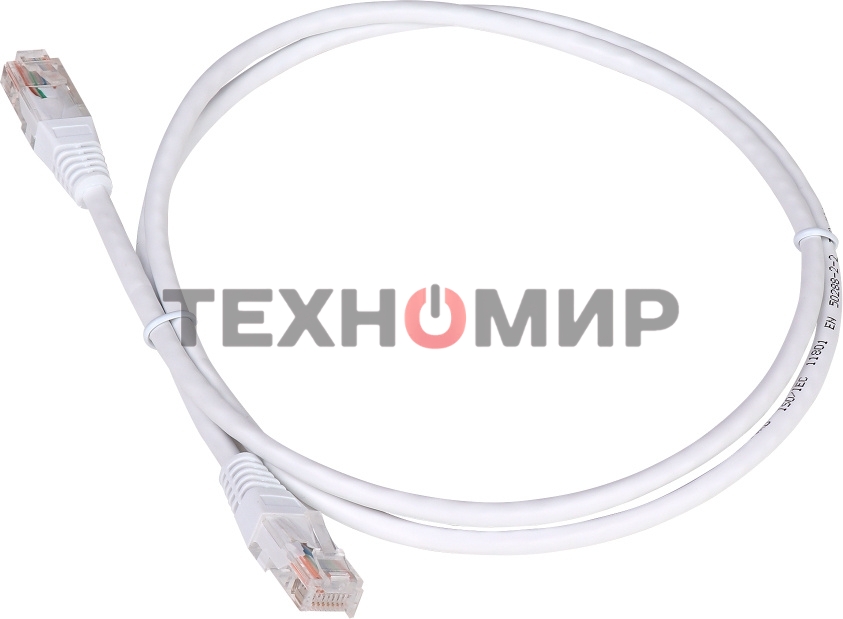 Патч-корд LANMASTER TWT UTP cat.5e, с заливными колпачками, 20.0 м, белый