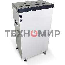 Шредер документов и медианосителей ГЕЛЕОС СП65-4, P-4 (4 ур-нь секр.), фрагмент 3,9х40мм, 30 лист (70г/м2), флеш-карты/CD/пл.карты/скрепки/скобы, 65 литров