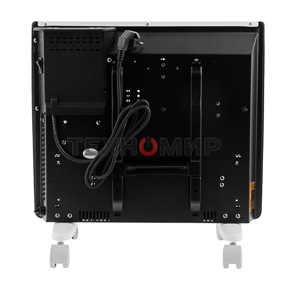 Конвектор электрический гибридный Denzel HybridX-1000 белый, 1000 Вт, 20 м2, термостат, дисплей