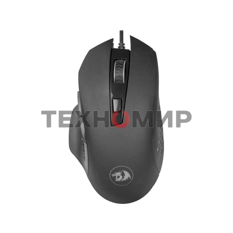 Мышь проводная Redragon Gainer черный, 3200 dpi, USB, кнопки - 6