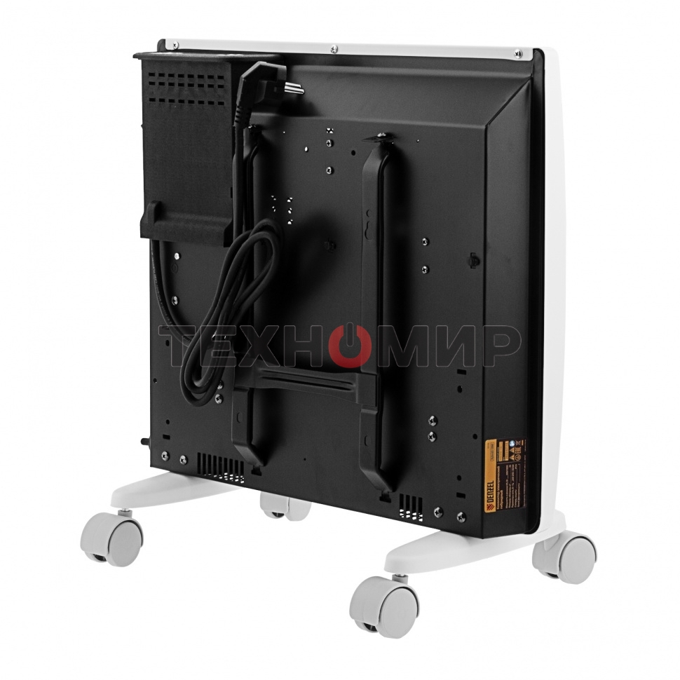 Конвектор электрический гибридный Denzel HybridX-1000 белый, 1000 Вт, 20 м2, термостат, дисплей