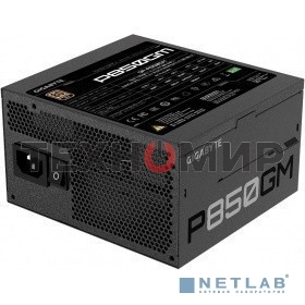 Блок питания Gigabyte GP-P850GM RTL, 850Вт, 80 PLUS Gold, 120мм, модульный, черный