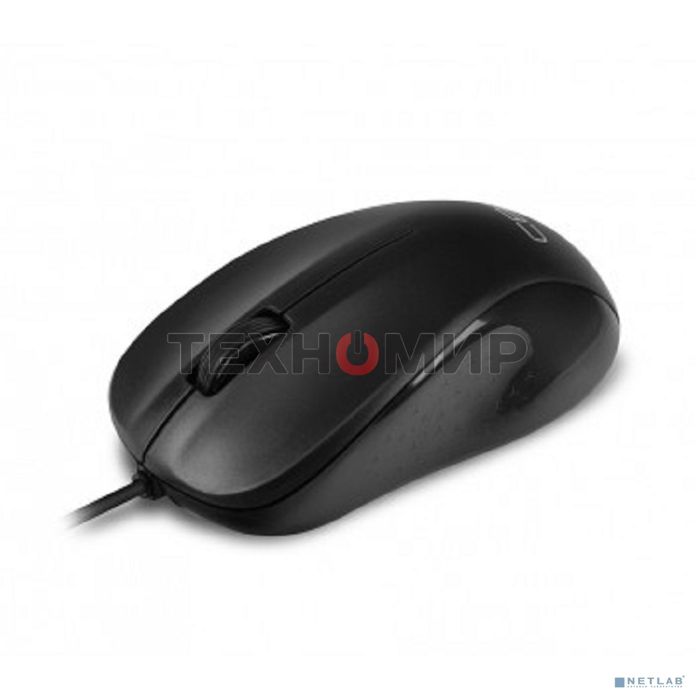 Мышь проводная CBR CM 131 черный, 1200 dpi, USB, кнопки - 3