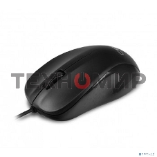 Мышь проводная CBR CM 131 черный, 1200 dpi, USB, кнопки - 3