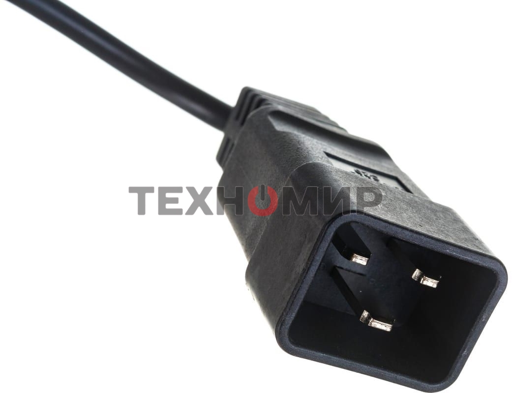 Шнур питания Lanmaster С13-C20, 3х0.75, 220В, 10А, черный, 2 метра