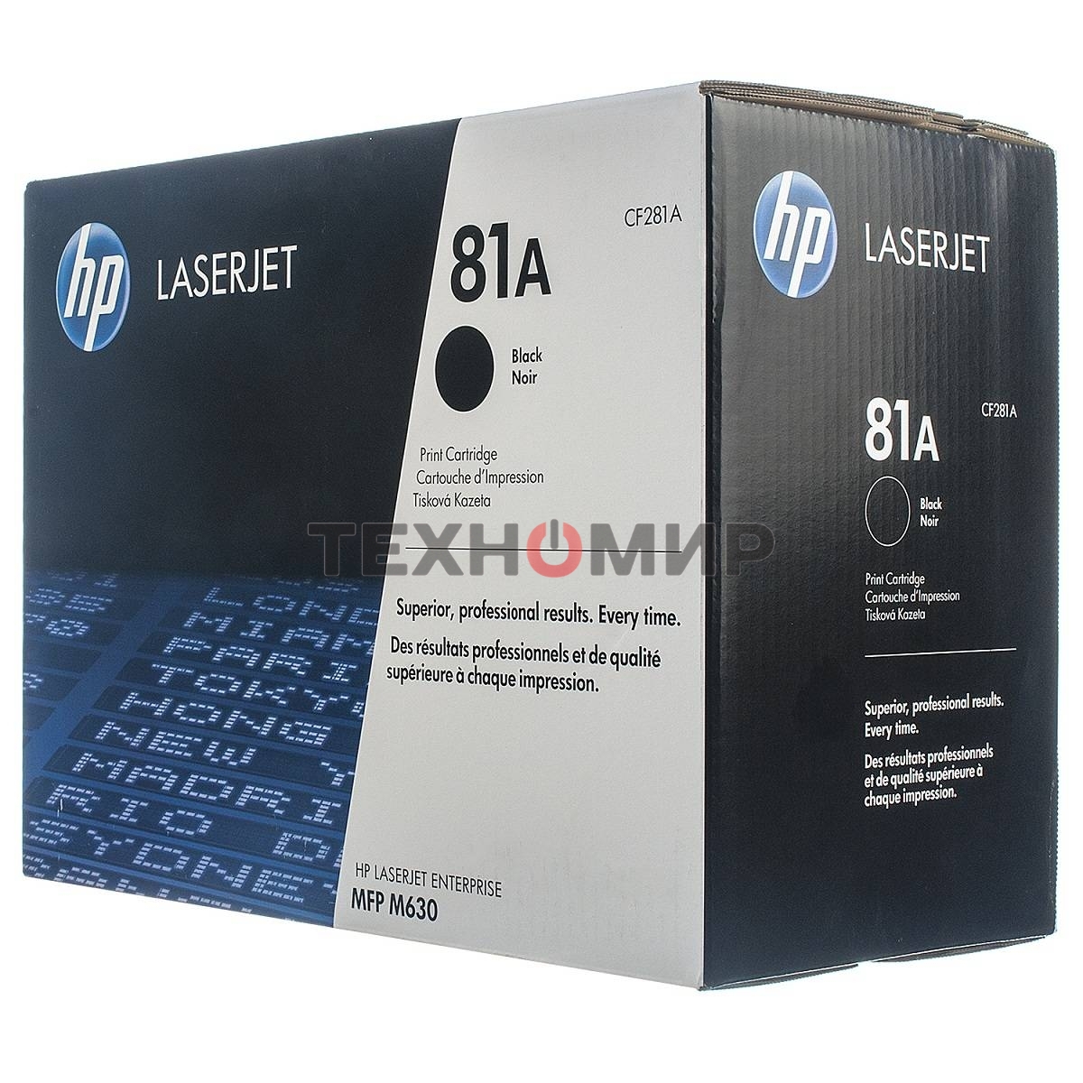 Тонер Картридж HP 81A CF281A черный для HP LJ Pro M630dn/f/h/z (10500 стр.)