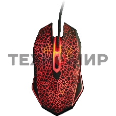 Мышь проводная Qumo Solaris M10 + коврик, проводная, оптическая, 800/1200/1600/2200 dpi