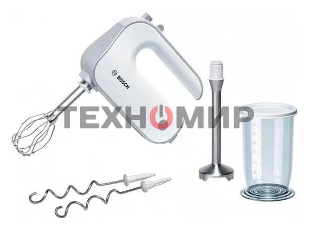 Миксер ручной Bosch MFQ4070 500Вт белый