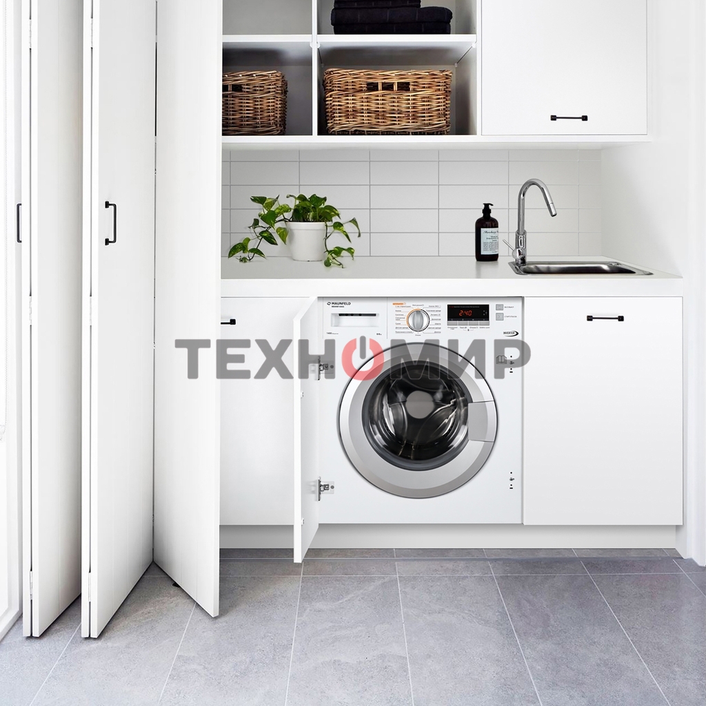 Встраиваемая стиральная машина Maunfeld MBWM1486S с сушкой